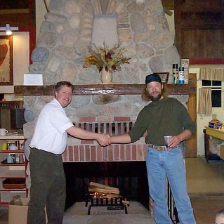 New Chimney First Fire Ceremony - Sept 2002
