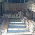 flooring stored in shed 