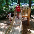 Trying Out the Suspension Bridge