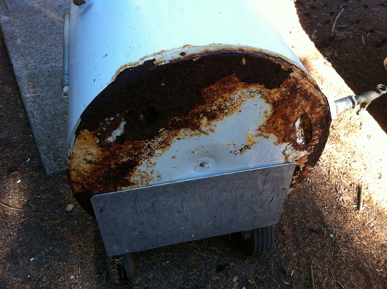 Corroded Water Heater
