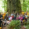 Whole Gang at the Big Tree
