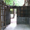 All of the walls were rebuilt because of rot - this is a "before" pic