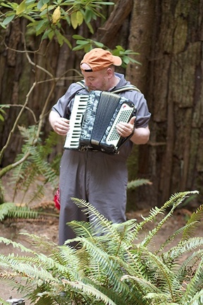 Snout the Joiner/ Janitor  Playing 'Rock' Accordian