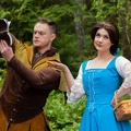 Gaston Stealing Belle's Book