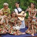 Maria & Children Singing Do-Re-Mi in Play Clothes