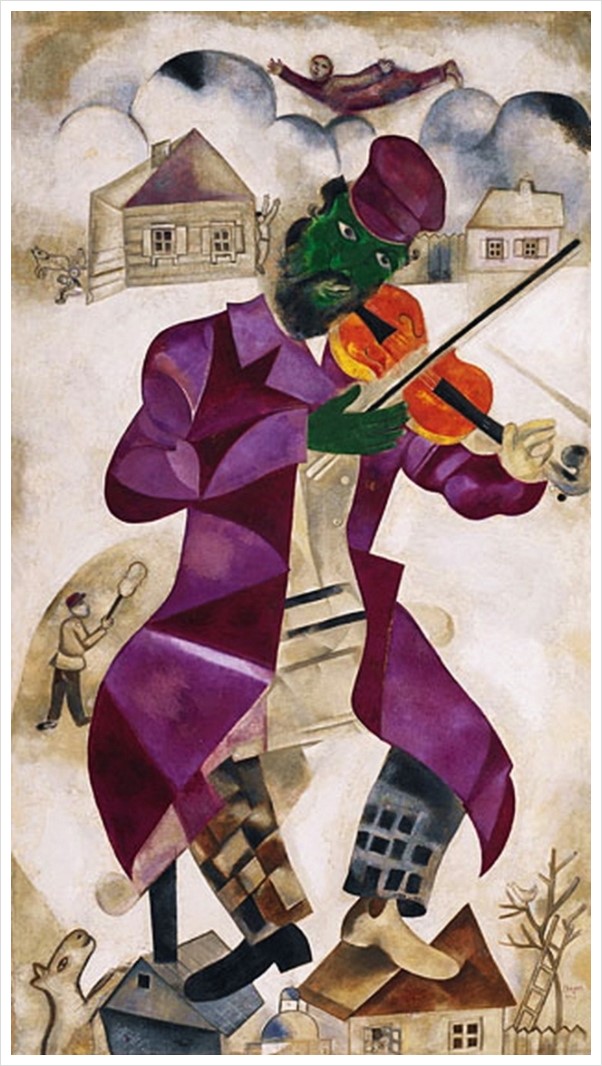 chagall the green fiddler 1